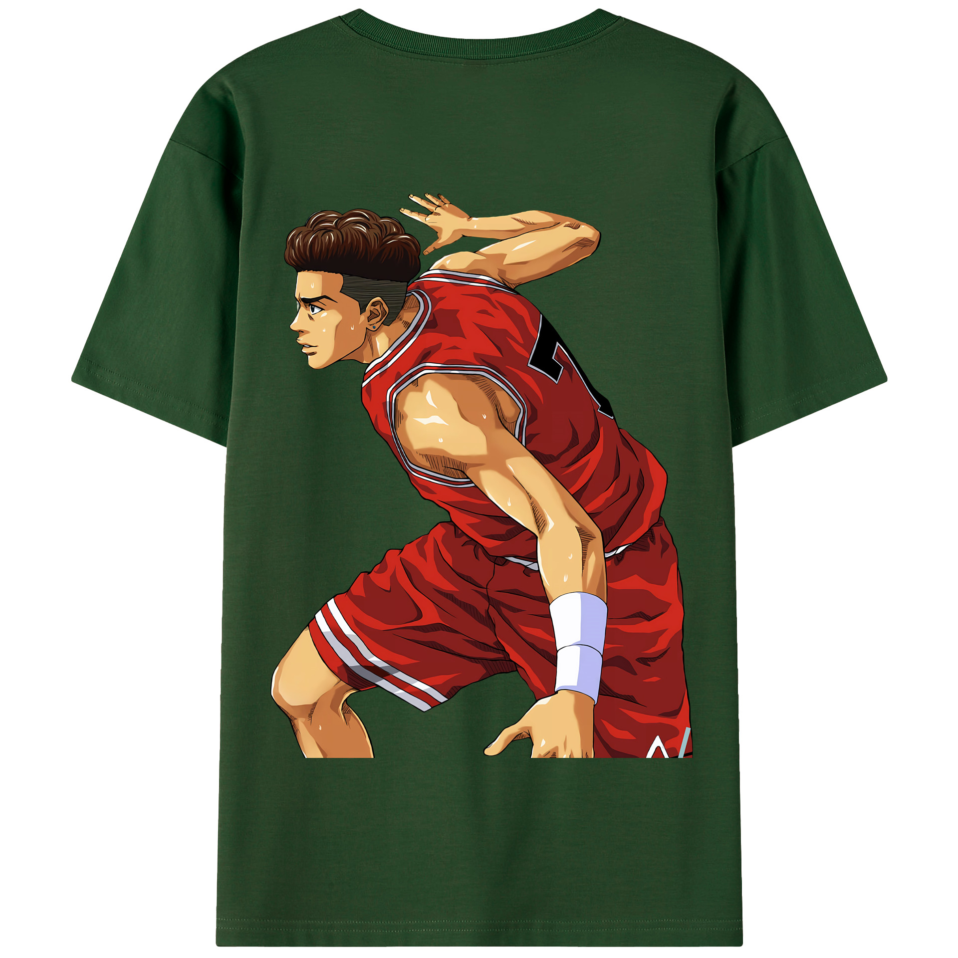 SLAM DUNK／スラムダンク 綿100％半袖Tシャツ（背面プリント）